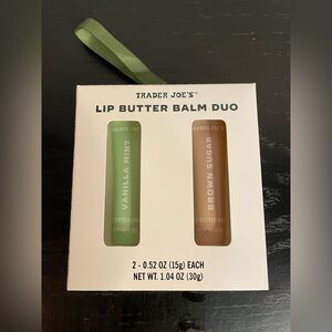 Trader Joe's Lip Butter Balm Duo - Vanilla Mint & Brown Sugar